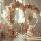 Heart Shaped White Metal Wedding Flower Balloon Arch Stand Frame Garden Trellis